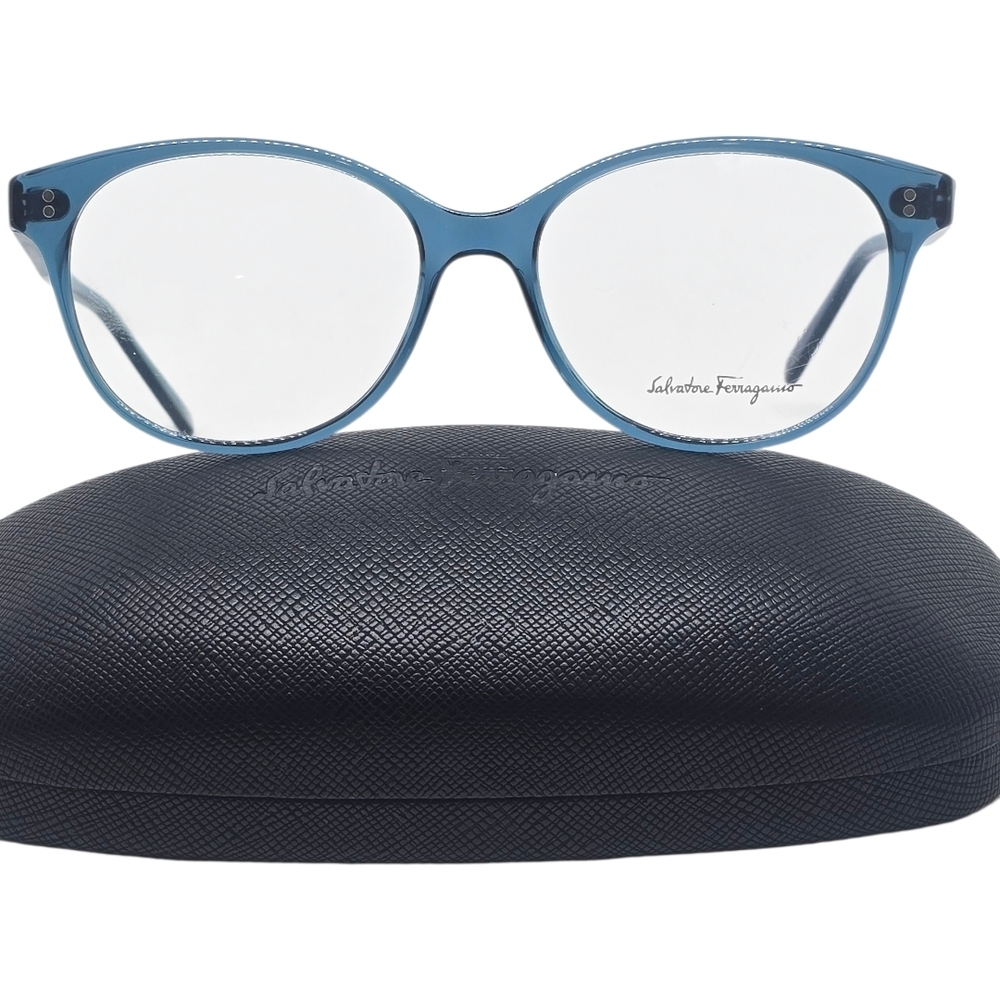 Salvatore Ferragamo Teal Women's Glasses